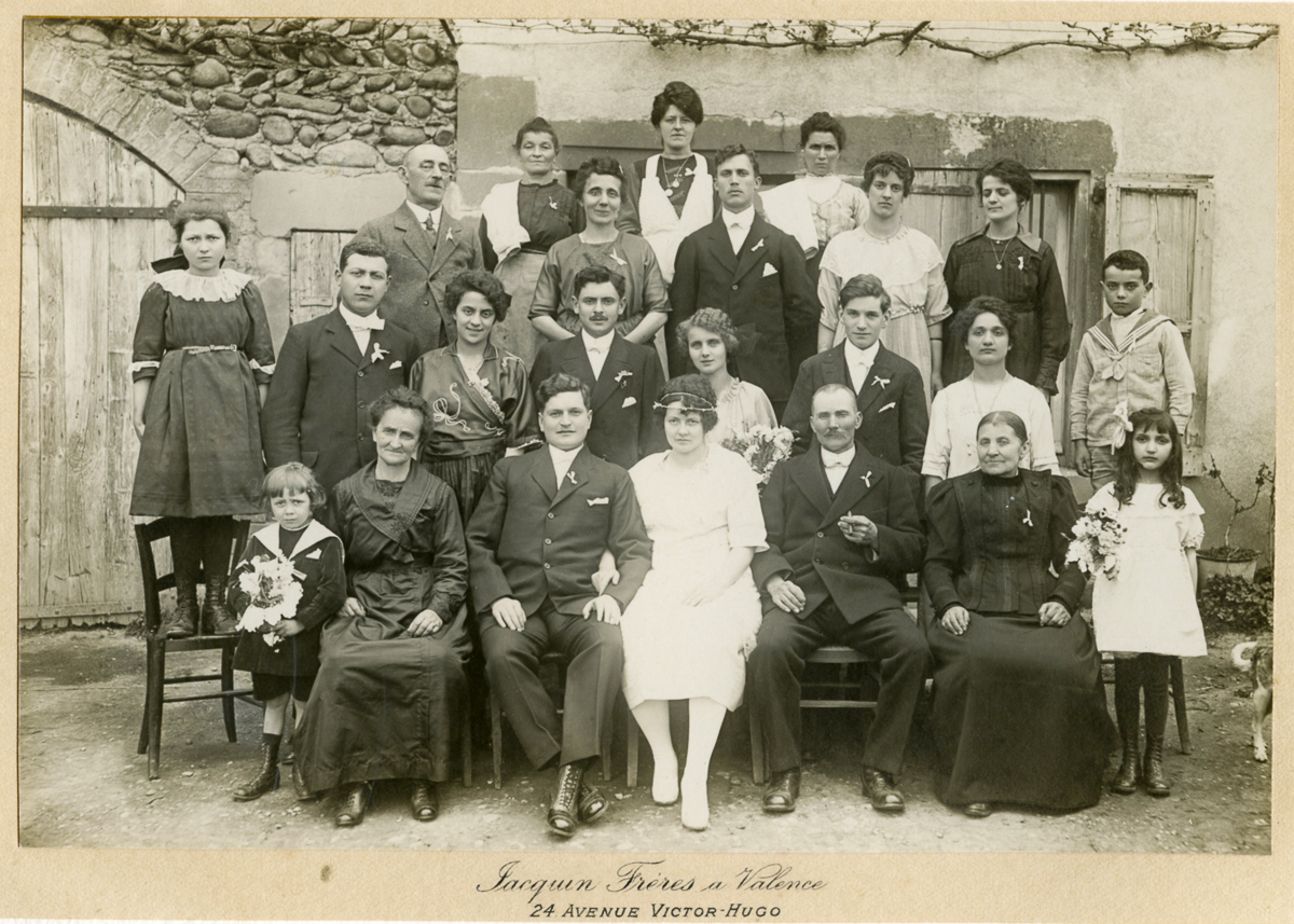 Mariage de Celina Merle et Paul Bos 7 avril 1921 aux Bergerons